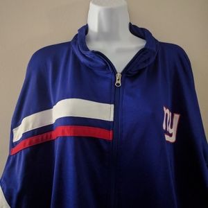 NY Giants Unisex Zippered Jacket, 4X